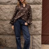 Anaya Shirt Cocoa Heritage