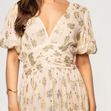Leonora Dress Sunkissed Lurex