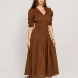 Madison Dress Bisque Lurex