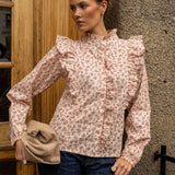 Maya Blouse Rose Elegance