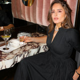 Maria Dress Ebony Poplin