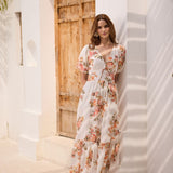 Amelie Midi Dress Golden Hour