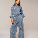 Elida Pant Denim Fiore
