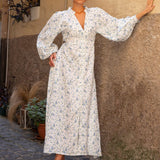 Gemma Blue Fleur Linen