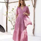 Mina Dress Tuscany Red