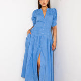 Fabienne Dress Azure