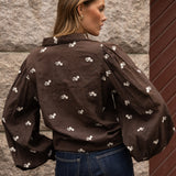 Anaya Shirt Cocoa Heritage