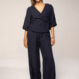 Elida Pant Sailing Blue Linen