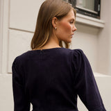 Rita Midi Dress Midnight Corduroy