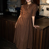 Madison Dress Bisque Lurex