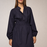 Latika Dress Marine Poplin