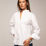 Ava Shirt Sugar White Poplin