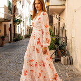 Noor Maxi Dress Rose Bloom