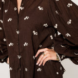 Anaya Shirt Cocoa Heritage
