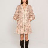 Tanvi Dress Rose Elegance