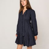 Vivienne Dress Pinstripe