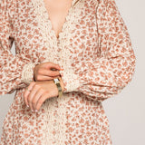 Tanvi Dress Rose Elegance