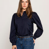 Erika Shirt Marine Poplin