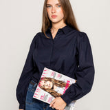 Erika Shirt Marine Poplin