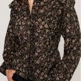 Maya Blouse Beige Botanic