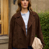 Bridget Suede Jacket Coffee