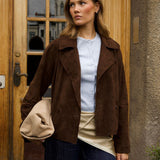 Bridget Suede Jacket Coffee