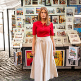 Astrid Skirt Golden Beige Poplin (PRE-ORDER. DEL: WEEK 3)