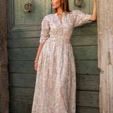 Fabienne Dress Pink Garden