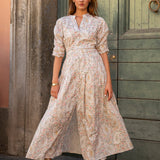 Fabienne Dress Pink Garden