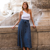 Vanja Skirt Polka Blue