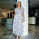 Nadine dress Porcelain Blue