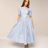 Maria Dress Seaside Stripe