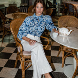 Ella Blouse Bleu De France (PRE-ORDER. DEL: WEEK 3)