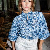Ella Blouse Bleu De France (PRE-ORDER. DEL: WEEK 3)