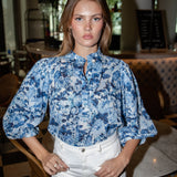 Ella Blouse Bleu De France (PRE-ORDER. DEL: WEEK 3)