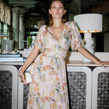 Leonora Dress Shimmering Garden