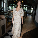 Leonora Dress Sunkissed Lurex