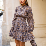 Jeanne Dress Burnt Blockprint