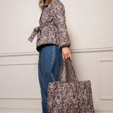 Tote Bag Burnt Blockprint