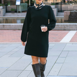 Helene Merino Dress Black