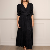 Sylvie Dress Matte Black