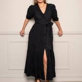 Sylvie Dress Matte Black