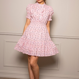 Millie Dress Pink Flora