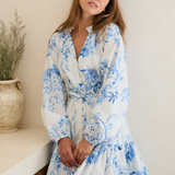 Alia Dress Blue Bloom