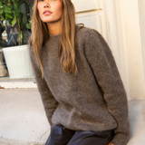 Bella Mohair Sweater Taupe