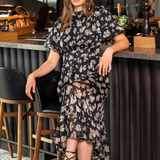 Jardin Midi Dress Nightdream