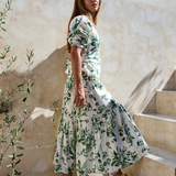 Sylvie Dress Green Blossom