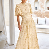 Heena Dress Sunkissed Lurex