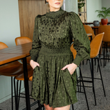 Adrienne Dress India Green