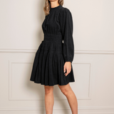 Jeanne Dress Oil Black